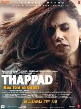 "Thappad" movie poster