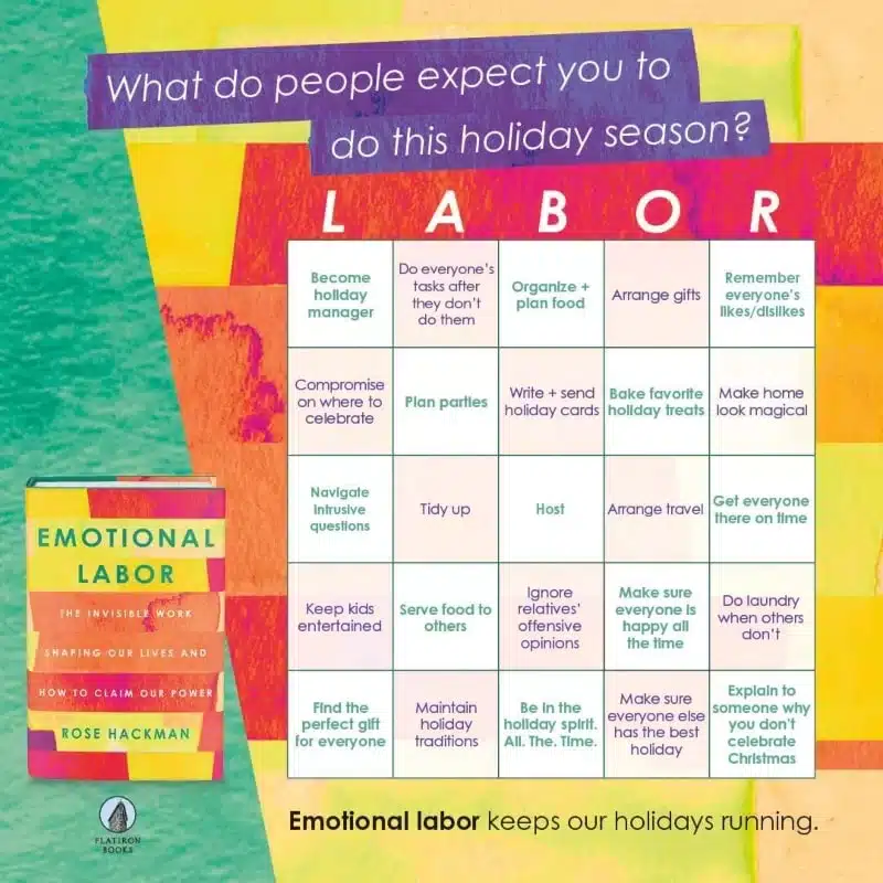 infographic on emotional labor